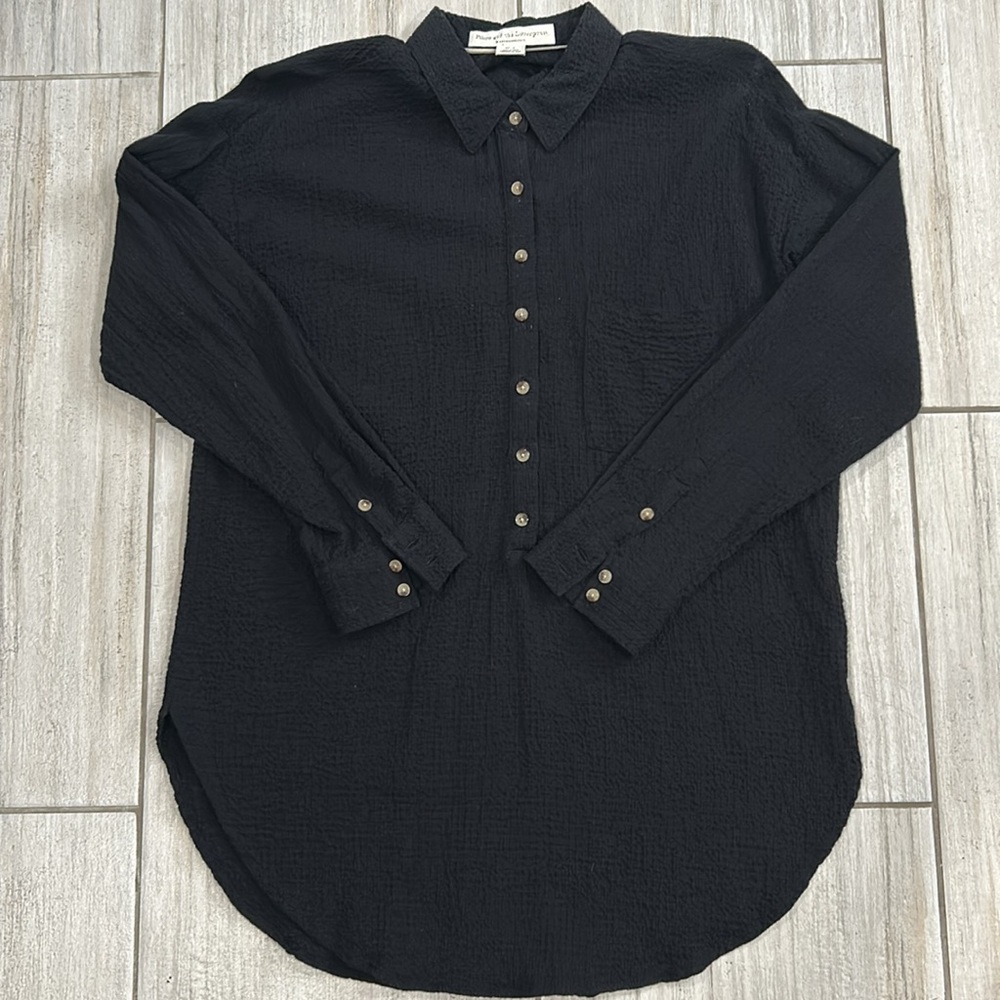 Wore Once! Pilcro & Letterpress Anthro Popover Button Down (Oversized)